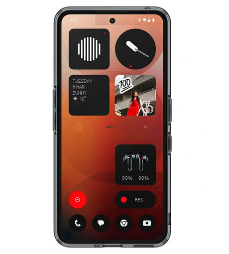 Противоударен Калъф за Nothing Phone 3a, Spigen Ultra Hybrid Space Case, Черен (2)