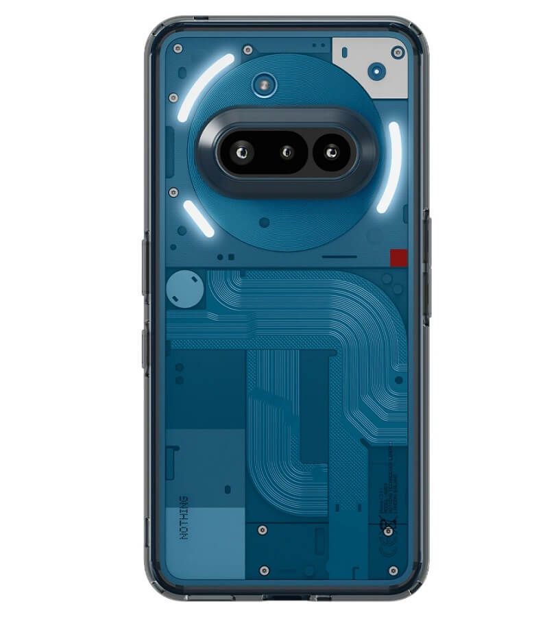 Противоударен Калъф за Nothing Phone 3a, Spigen Ultra Hybrid Space Case, Черен