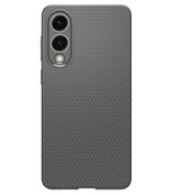 Противоударен Силиконов Калъф за Samsung S25 Edge, Spigen Liquid Air Case, Сив (2)