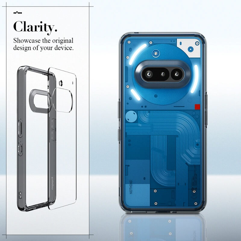Противоударен Калъф за Nothing Phone 3a, Spigen Ultra Hybrid Space Case, Черен (8)