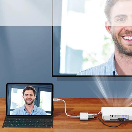 HDMI Адаптер за iPhone и iPad, Joyroom Lightning to HDMI, Бял (6)
