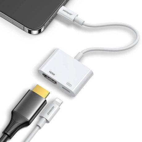 HDMI Адаптер за iPhone и iPad, Joyroom Lightning to HDMI, Бял (2)