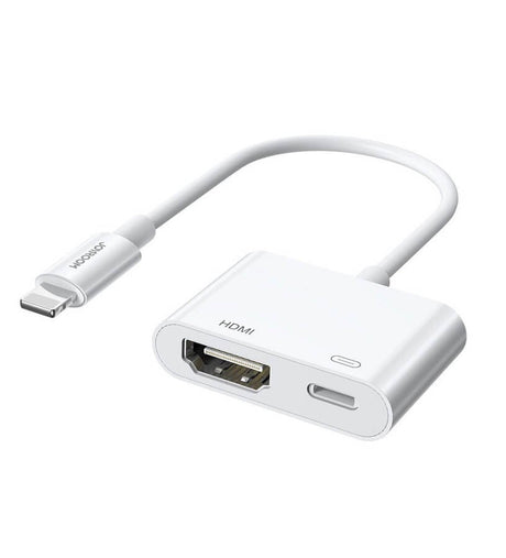 HDMI Адаптер за iPhone и iPad, Joyroom Lightning to HDMI, Бял