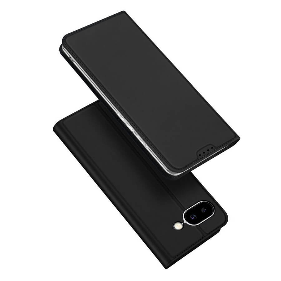 Кожен Калъф за iPhone 17e/ 16e, Dux Ducis Skin Pro Book Case, Черен (2)