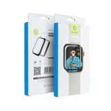 Стъклен Протектор за Apple Watch 41mm, Blueo 5D Glass, Черен