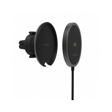 Magsafe Зарядно-Стойка за Кола, Mophie Snap+ Wireless Vent Mount, Черен (2)