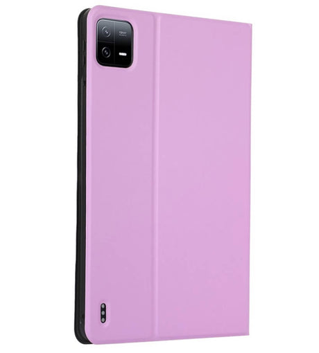 Калъф за Xiaomi Pad 6s Pro 12.4", Tri-Fold Leather Case, Лилав