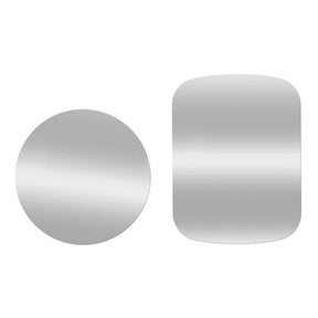 Пластини за Магнитни Стойки, GKK Badge, Сребрист