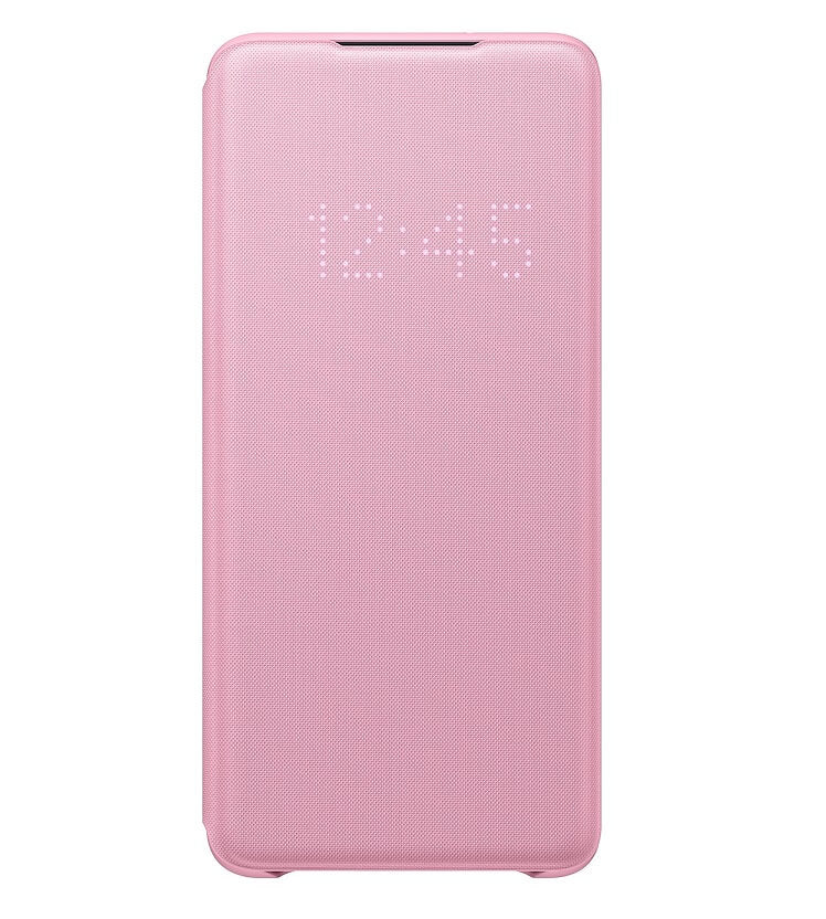Оригинален Активен Калъф за Samsung S20 Plus Led View Cover Book Case EF-NG985PPEGWW, Розов