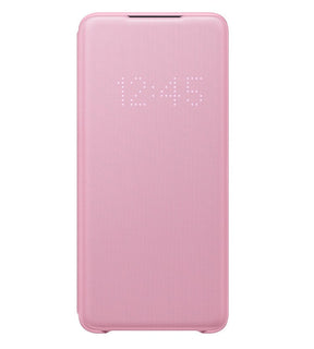Оригинален Активен Калъф за Samsung S20 Plus Led View Cover Book Case EF-NG985PPEGWW, Розов