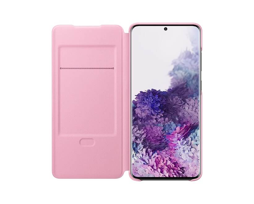 Оригинален Активен Калъф за Samsung S20 Plus Led View Cover Book Case EF-NG985PPEGWW, Розов (3)