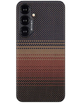 Magsafe Калъф за Samsung S24, Pitaka MagEZ 4 Case, Кафяв