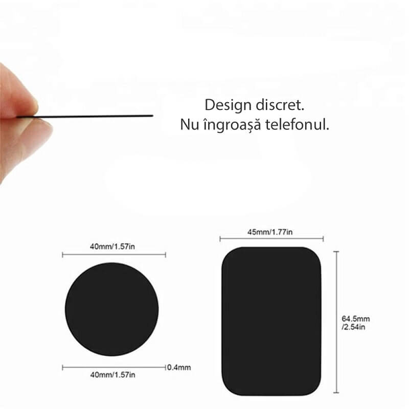 Пластини за Магнитни Стойки, GKK Metal Plate, Черен (3)