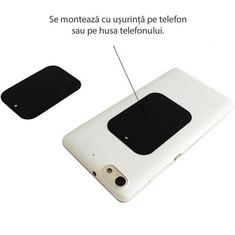Пластини за Магнитни Стойки, GKK Metal Plate, Черен (4)