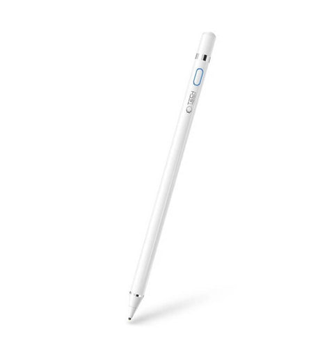 Активна Писалка за Таблет и Телефон, Tech-Protect Active Stylus Pen, Бял (2)