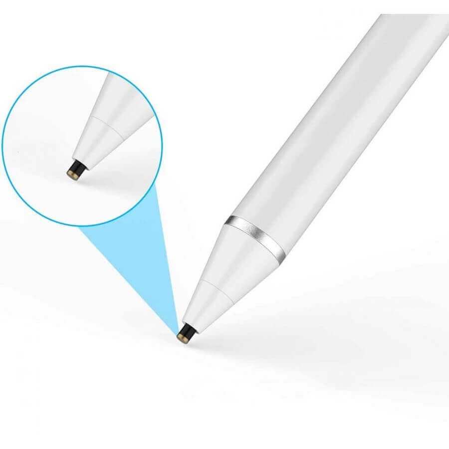 Активна Писалка за Таблет и Телефон, Tech-Protect Active Stylus Pen, Бял (3)