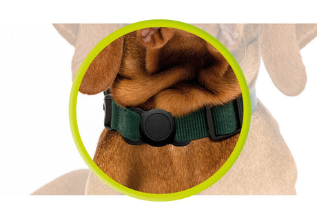 Калъф за Каишка за Apple AirTag 1/ 2, Mobile Origin Airtag Pet Collar Case, Черен (5)