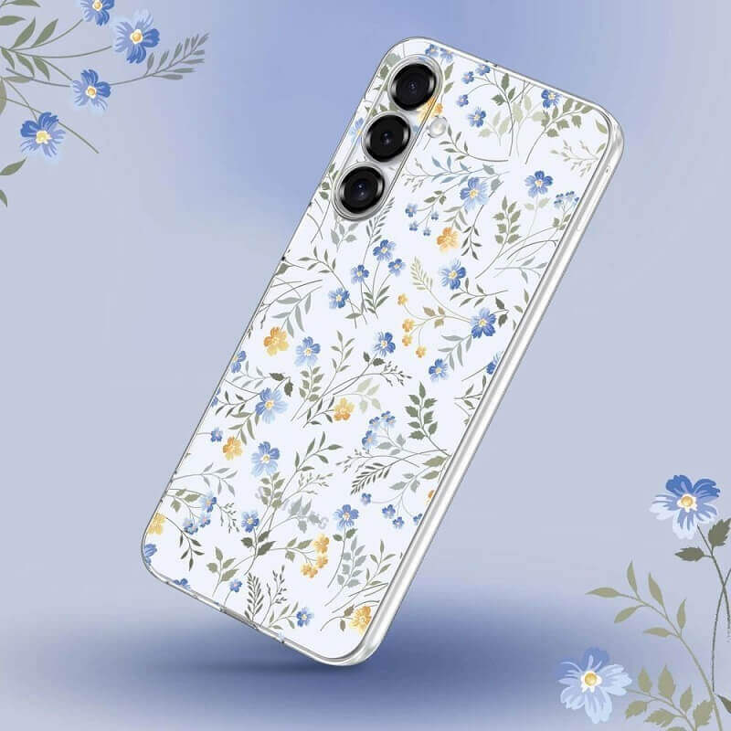 Калъф за Samsung A36, Tech-Protect FlexAir Spring Flowers Case, Цветен (2)