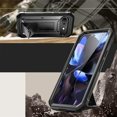Противоударен Калъф за Google Pixel 9A, Supcase Unicorn Beetle Pro, Черен (3)
