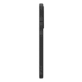 Противоударен Силиконов Калъф за Samsung A36, Spigen Liquid Air Case, Черен (5)