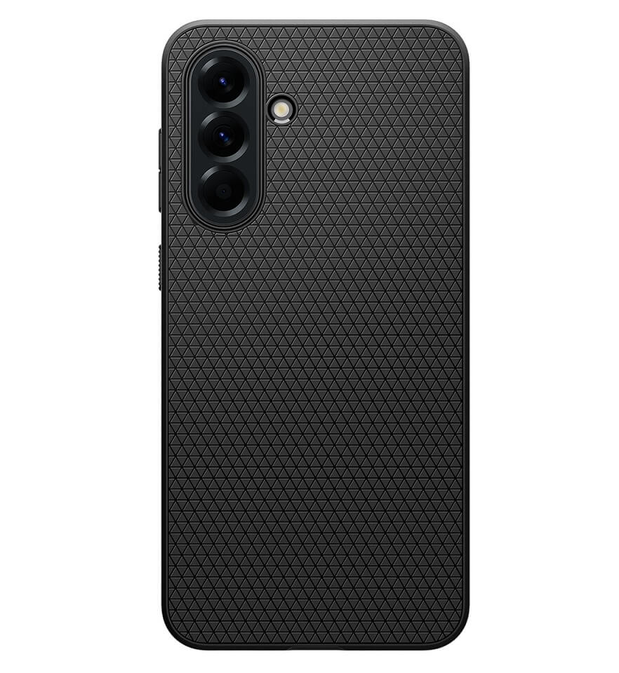 Противоударен Силиконов Калъф за Samsung A26, Spigen Liquid Air Case, Черен (2)