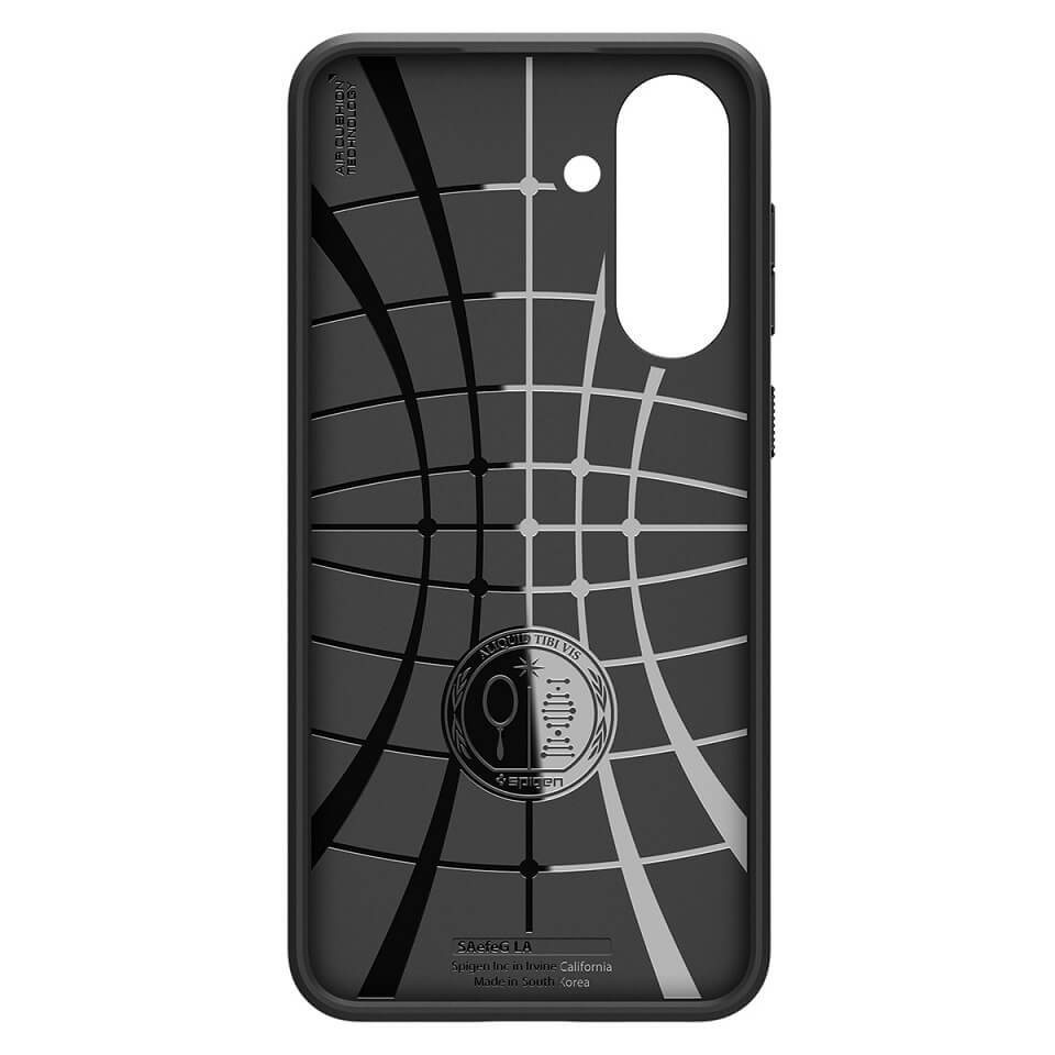 Противоударен Силиконов Калъф за Samsung A26, Spigen Liquid Air Case, Черен (4)