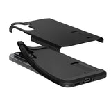 Калъф с Поставка за Samsung A56 5G, Spigen Tough Armor Case, Черен (11)