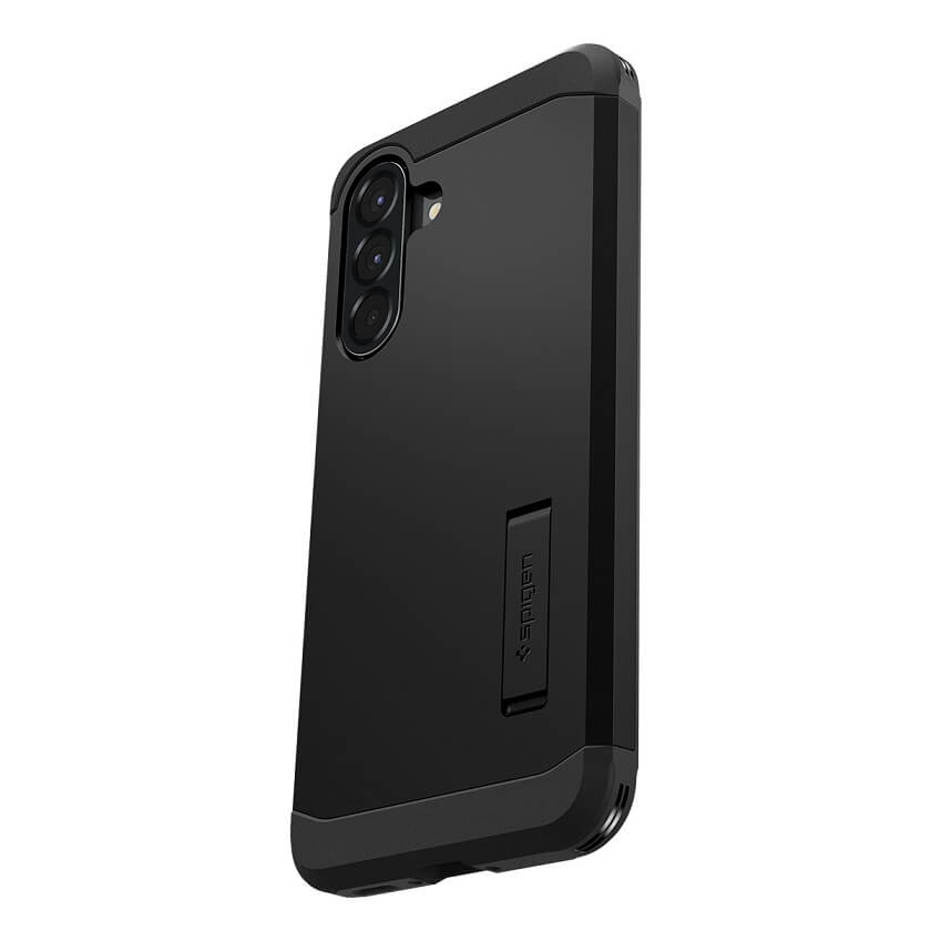 Калъф с Поставка за Samsung A56 5G, Spigen Tough Armor Case, Черен (9)