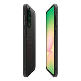 Противоударен Силиконов Калъф за Samsung A56, Spigen Liquid Air Case, Черен (8)