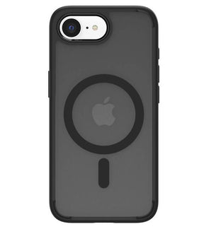 Magsafe Противоударен Калъф за iPhone 17e/ 16e, Spigen Crystal Hybrid Frost Case, Черен