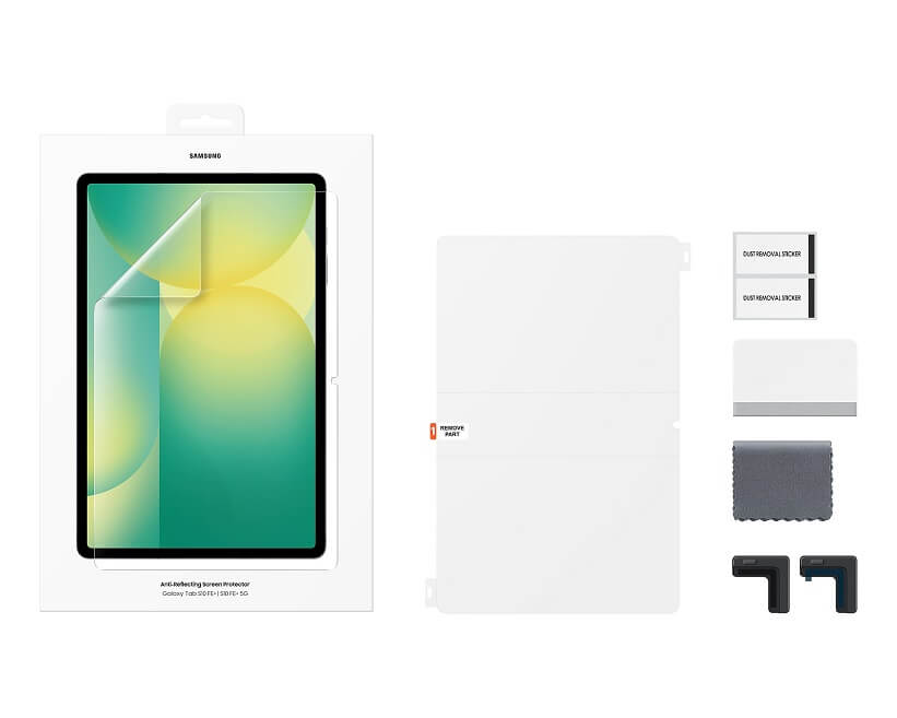 Оригинален Протектор за Samsung Tab S10 FE Plus 13.1", Anti-Reflecting Screen Glass EF-UX620CTEGWW, Прозрачен (4)