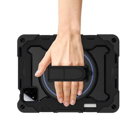 Калъф с Дръжка за Xiaomi Pad 8 Pro/ 8/ 7 Pro/ 7 11.2", Tech-Protect Solid360 Case, Черен (4)
