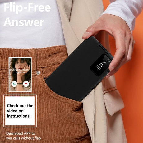 Активен Калъф за Samsung S25 Ultra, Tech-Protect Smart Wallet Book Case, Черен (6)