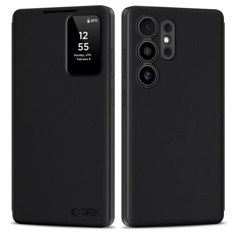 Активен Калъф за Samsung S25 Ultra, Tech-Protect Smart Wallet Book Case, Черен (3)