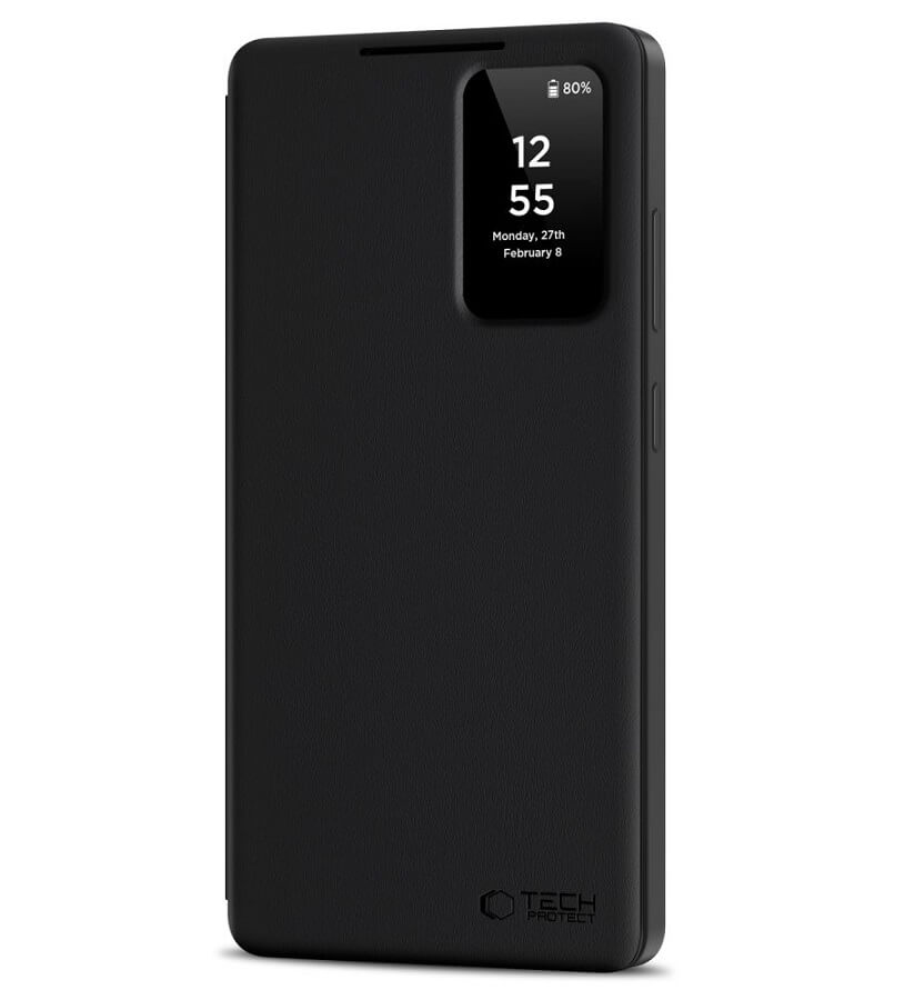 Активен Калъф за Samsung S25 Ultra, Tech-Protect Smart Wallet Book Case, Черен