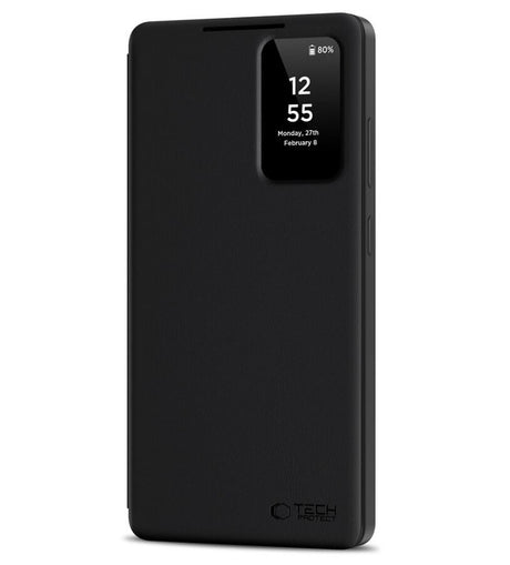 Активен Калъф за Samsung S25 Ultra, Tech-Protect Smart Wallet Book Case, Черен