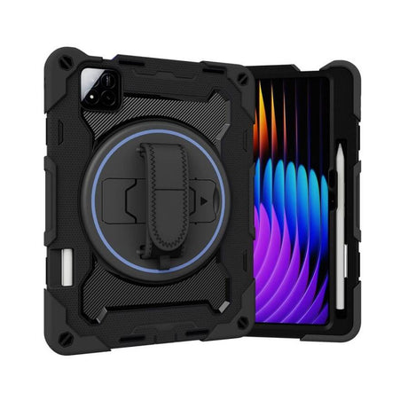 Калъф с Дръжка за Xiaomi Pad 8 Pro/ 8/ 7 Pro/ 7 11.2", Tech-Protect Solid360 Case, Черен (3)