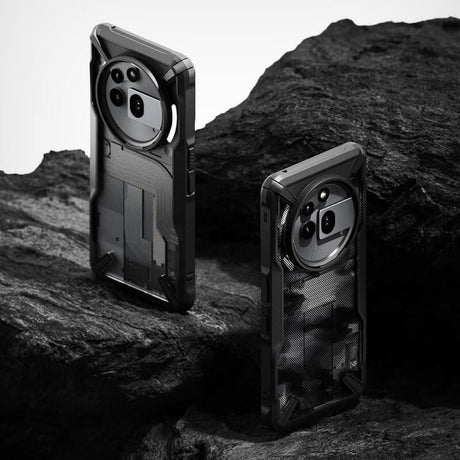 Противоударен Калъф за Nothing Phone 3A Pro, Ringke Fusion X Case, Черен (7)