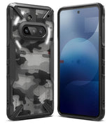 Противоударен Калъф за Nothing Phone 3A, Ringke Fusion X Camo Case, Черен