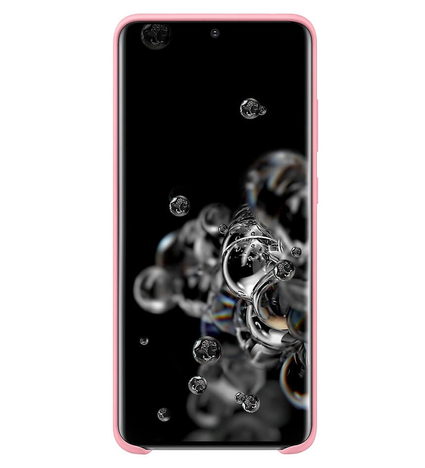 Оригинален Силиконов Калъф за Samsung S20 Ultra Silicone Cover Case EF-PG988TPEGEU, Розов (2)
