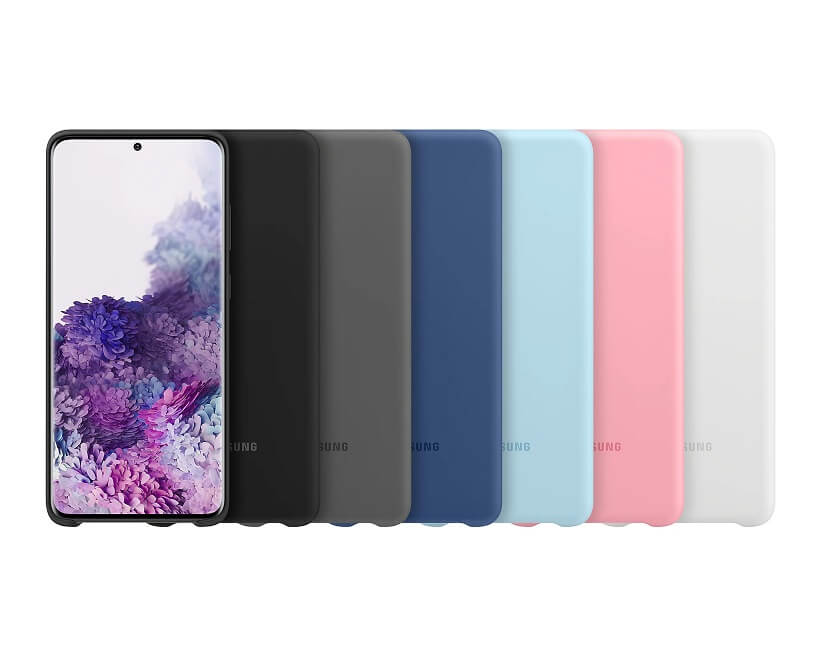 Оригинален Силиконов Калъф за Samsung S20 Plus Silicone Cover Case EF-PG985TJEGEU, Сив (5)