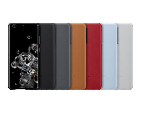 Оригинален Кожен Калъф за Samsung S20 Ultra, Leather Cover Case EF-VG988LSEGEU, Сив (5)