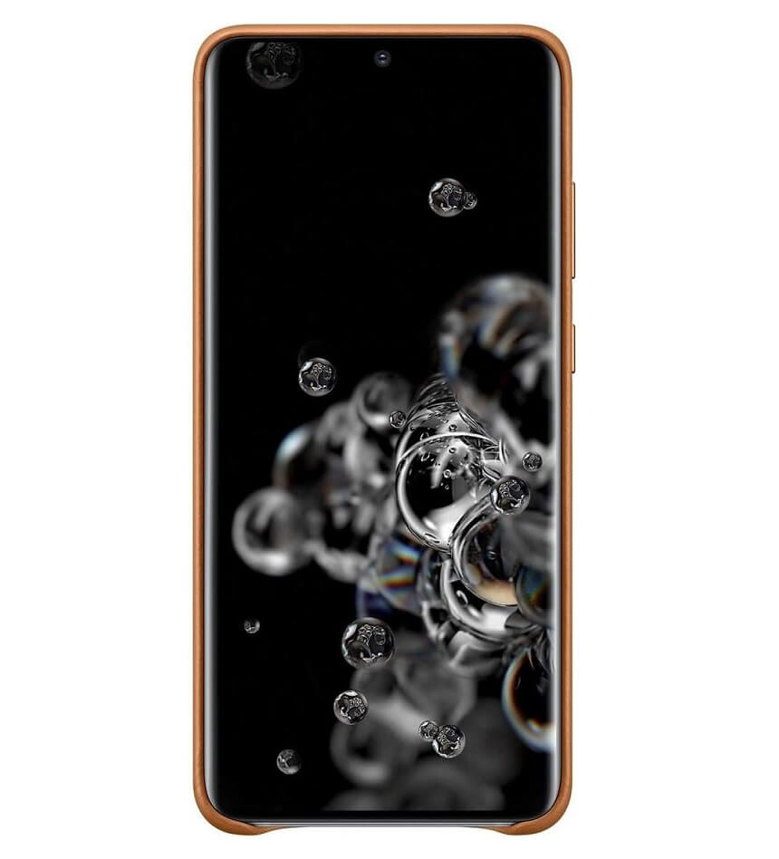 Оригинален Кожен Калъф за Samsung S20 Ultra, Leather Cover Case EF-VG988LAEGEU, Кафяв (3)