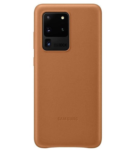 Оригинален Кожен Калъф за Samsung S20 Ultra, Leather Cover Case EF-VG988LAEGEU, Кафяв (2)