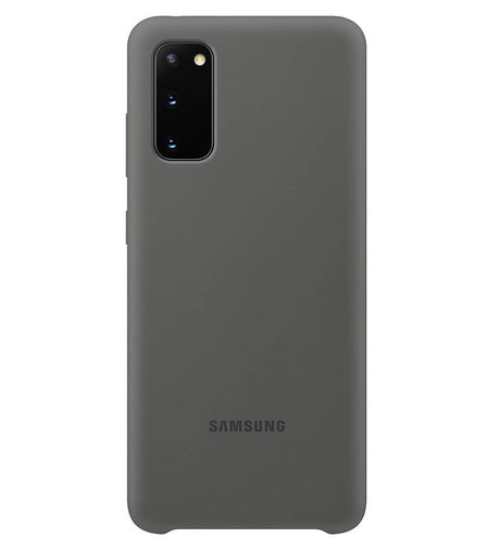Оригинален Силиконов Калъф за Samsung S20 Silicone Cover Case EF-PG980TJEGWW, Сив