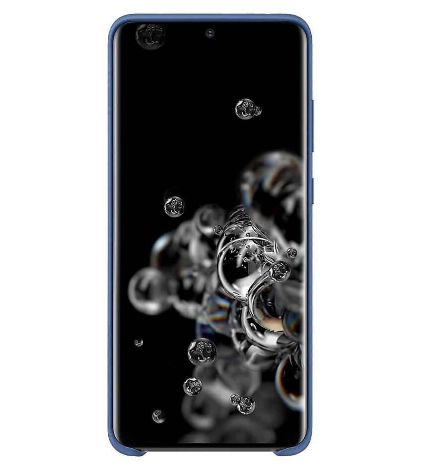 Оригинален Силиконов Калъф за Samsung S20 Ultra Silicone Cover Case EF-PG988TNEGWW, Син (2)