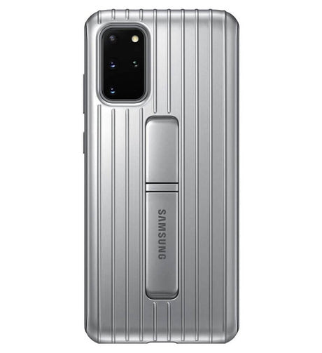 Оригинален Противоударен Калъф за Samsung S20 Plus Protective Standing Cover Case EF-RG985CSEGWW, Сребрист