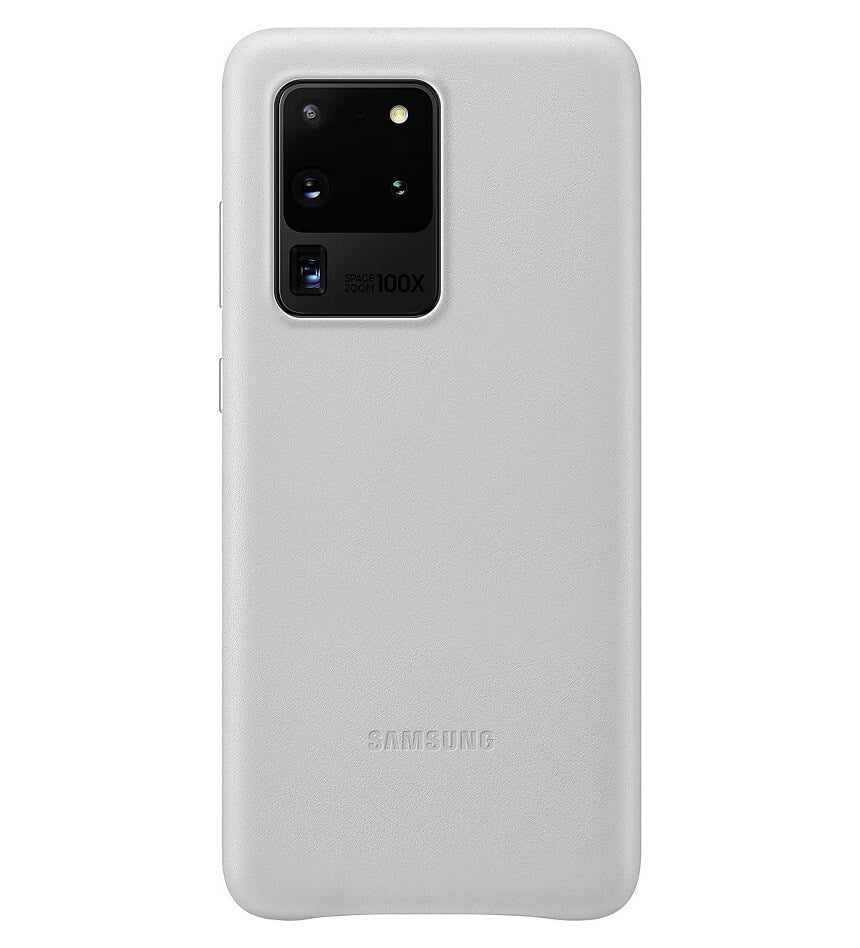Оригинален Кожен Калъф за Samsung S20 Ultra, Leather Cover Case EF-VG988LSEGEU, Сив