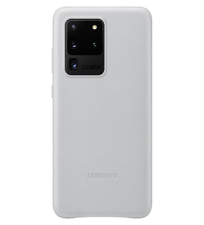 Оригинален Кожен Калъф за Samsung S20 Ultra, Leather Cover Case EF-VG988LSEGEU, Сив