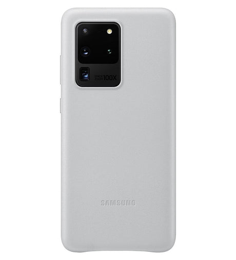 Оригинален Кожен Калъф за Samsung S20 Ultra, Leather Cover Case EF-VG988LSEGEU, Сив